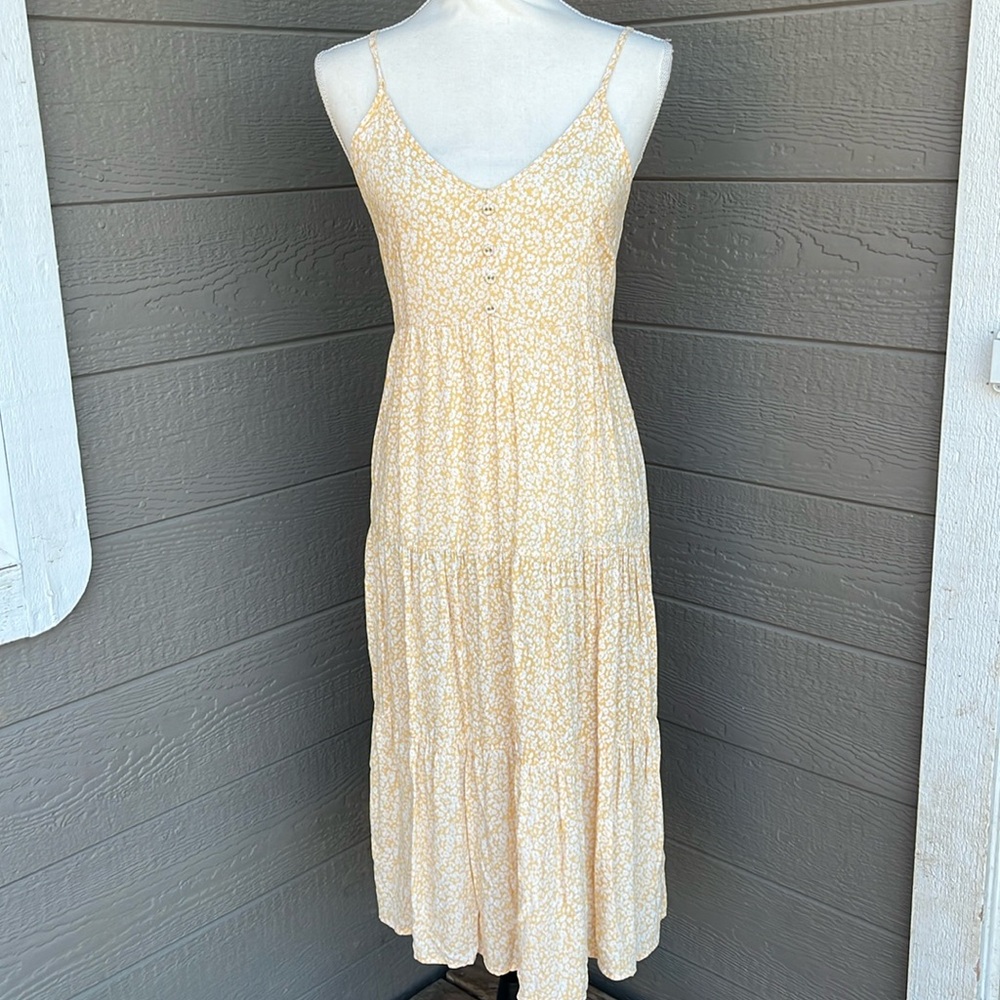 Wild Fable Yellow Floral Sundress